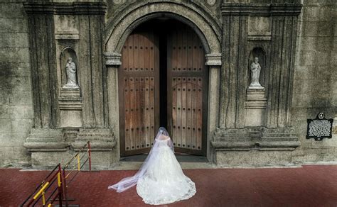 Bridal Entrance At St Andrews Church Drone Photography