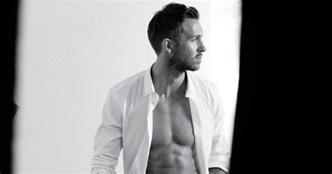 Calvin Harris Shirtless Armani Advert Features SO Many Abs