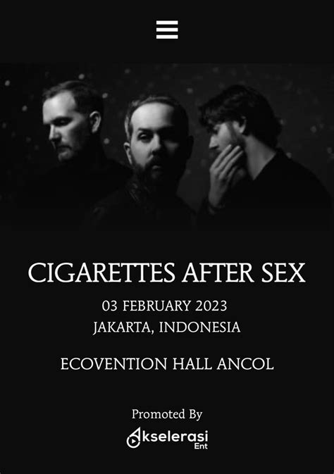 Cigarettes After Sex Tickets X2 Tickets And Vouchers Event Tickets On Carousell