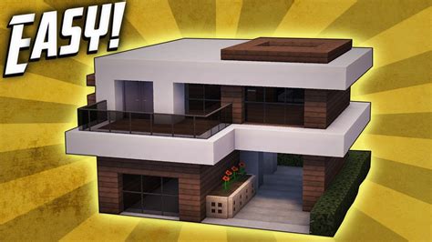 Want to live like spongebob? Minecraft: How To Build A Small Modern House Tutorial (#17 ...
