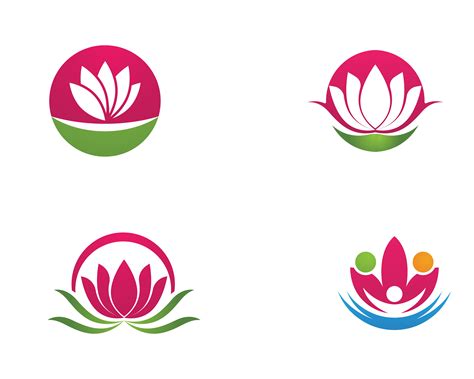 Vector flower included rose vector, fresh flower vector and more. Beauty Vector Lotus flowers design logo Template icon ...
