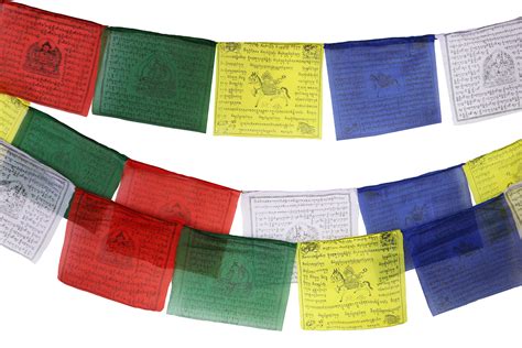 Tibetan Prayer Flags Handmade In Nepal Windhorse Mixed Deity Flag