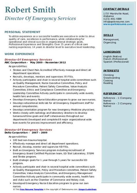 Emergency Management Resume Pdf Emergency Management Resume Resume