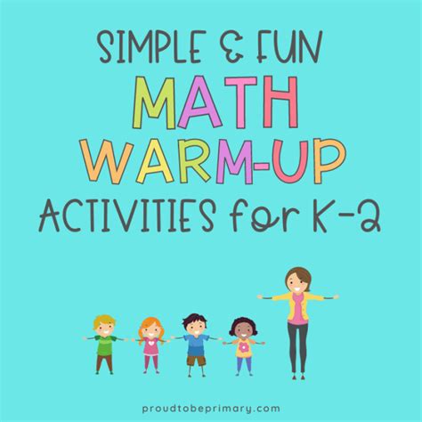 6 Simple And Fun Math Warm Up Activities Proud To Be Primary