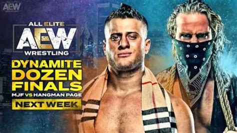 Mjf Defeats Adam Page To Win The Aew Dynamite Diamond Ring Before