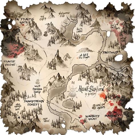 Warhammer Online Age Of Reckoning Artwork Fantasy World Map