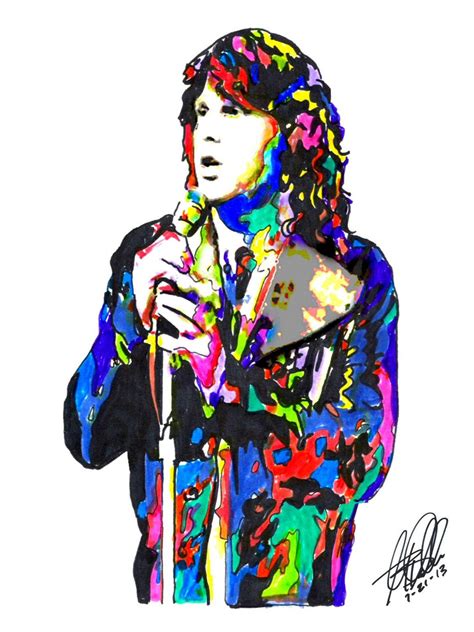 Jim Morrison Of The Doors Poster Canvas Print Poster Canvas Wall