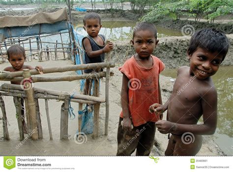 Poor Children In India Editorial Photo Image 20483661