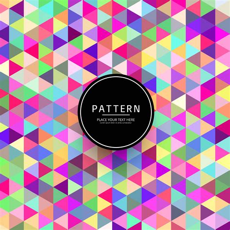 Elegant Colorful Geometric Pattern Illustration Vector 238063