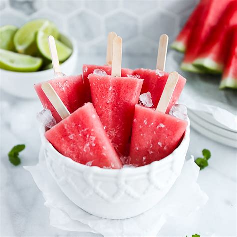Watermelon Popsicles Planted In The Kitchen