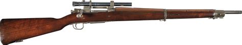 Wwii Us Remington 1903a4 Sniper Rifle With Weaver M73b1 Rock Island