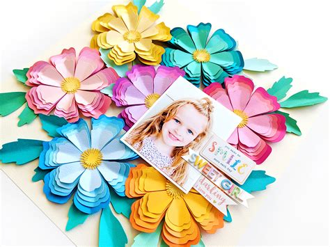 Layered Flowers Layout