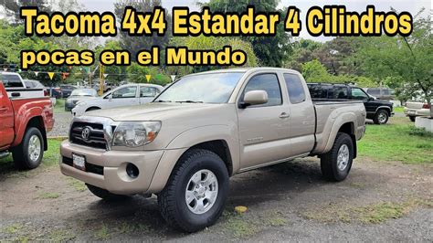 Tacoma Toyota 2008 4x4 Estandar 4 Cilindros Pocas En El Mundo Camionets