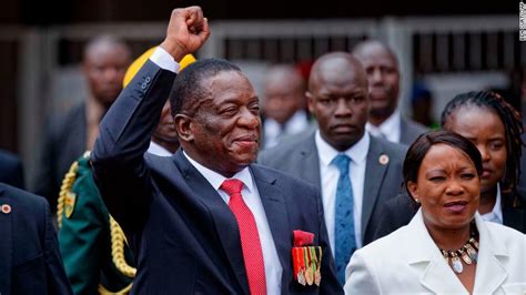 Breaking News Zimbabwe Gets A New President As Emmerson Mnangagwa Is Sworn In