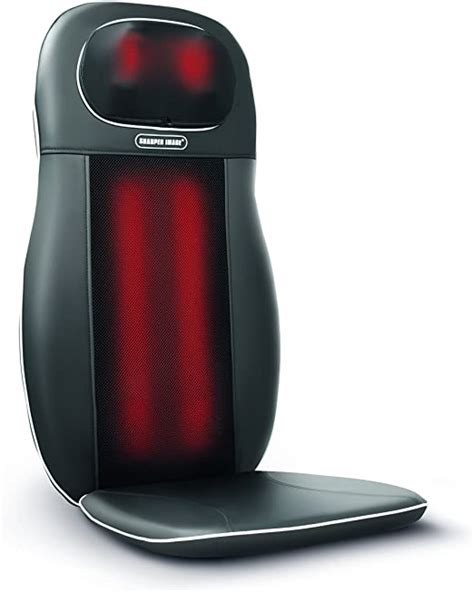 Sharper Image Shiatsu Neck And Back Massager With Heat Muscles Kneading