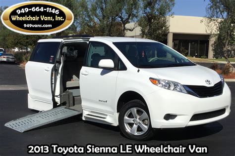 Toyota Sienna Wheelchair Van