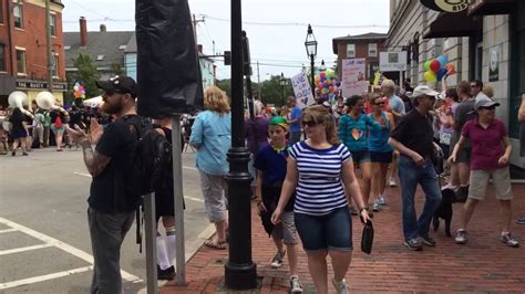 Gay Pride Rally In Portsmouth New Hampshire Youtube