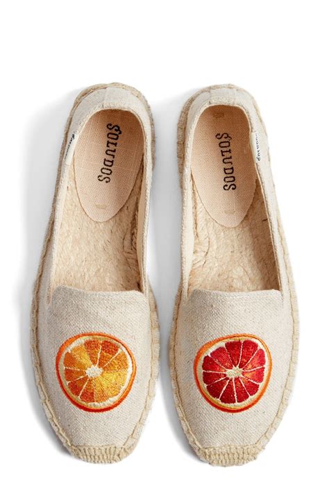 Soludos Oranges Embroidered Espadrille Slip On Women Available At