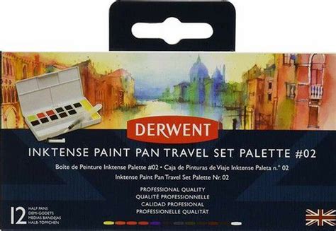Inktense Paint Pan Travel Set 02 Derwent