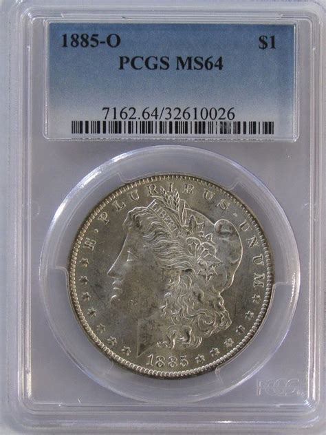 1885 O Morgan Silver Dollar ~ Pcgs Ms64~ Uncirculated Morgan Silver
