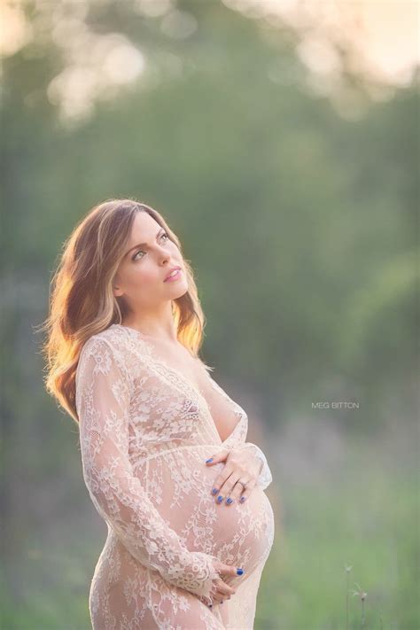 Camille Lace Maternity Gown Long Sleeve Floor Length White Etsy