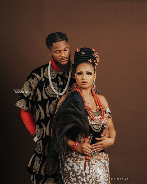 Igbo Traditional Attire For Couple Nigerian Wedding Suit For Isiagu Fabric Long Dresses Wedding