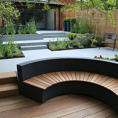 With the right diy garden bench plans, you can make any of these beauties without spending too much money. Rosemary-Coldstream-MSGD-550 | Modern landscaping, Modern ...