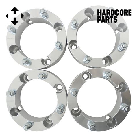 4 qty atv wheel spacers 2 fits all 4x156 bolt patterns with 12x1 5 threads polaris ranger rzr