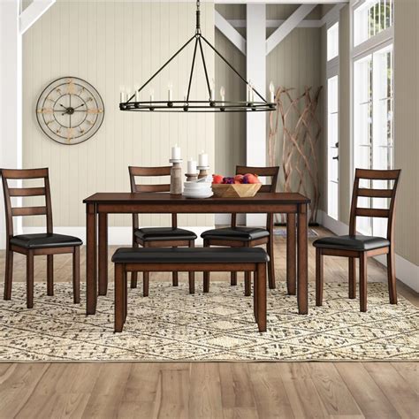 Or $31.67/mo 3 for 60months 2. Millwood Pines Carolina 6 Piece Dining Set & Reviews | Wayfair