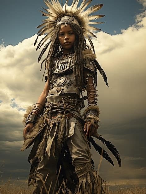premium ai image native american indian culture authenticity clothing traditions first