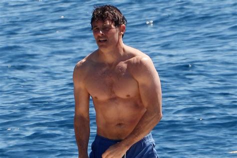 James Marsden Goes Shirtless While On Vacation In France