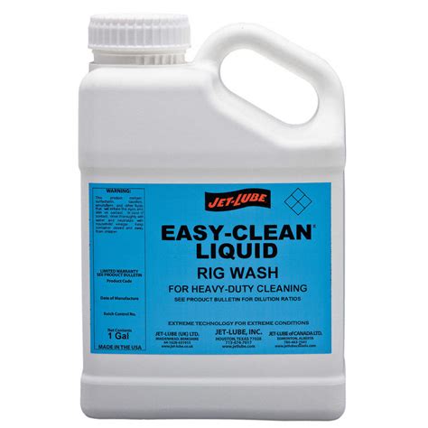 Jet Lube Easy Clean Rig Wash Perfomance Lube Lubricantes