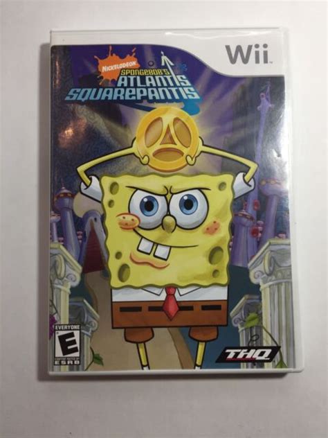 Spongebobs Atlantis Squarepantis Nintendo Wii 2007 For Sale Online