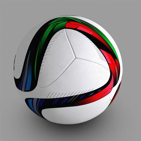 Adidas Conext15 Soccer Ball Red By Polygon3d 3docean