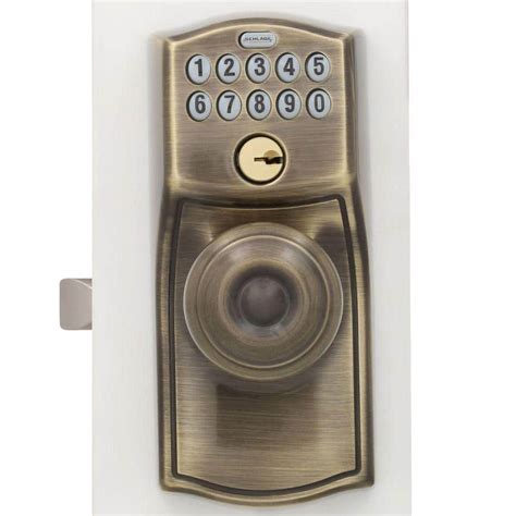 Camelot Antique Brass Electronic Keypad Door Lock New Zealand Ubuy