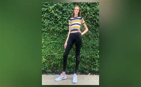 6ft 10in tall us girl secures guinness world record for longest legs female miscellaneous