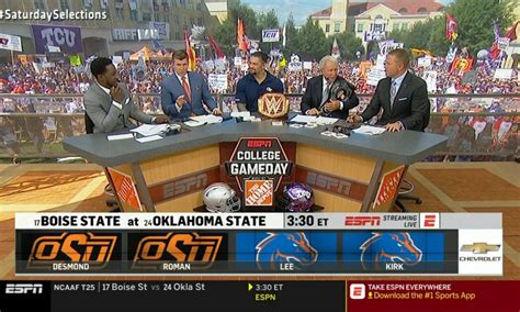 Watch Gameday Crew Split On Osu Boise State Game Pistols Firing