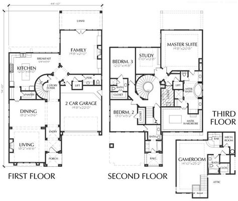 2 Story House Plans Home Blueprint Online Unique Housing Floor Plan