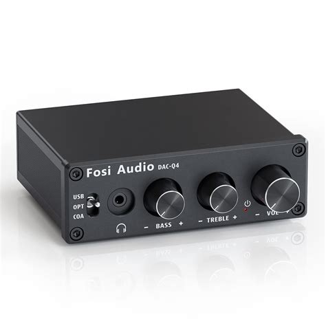 Fosi Audio Q4 Headphone Amplifier Mini Stereo Dac 24 Bit 192 Khz Usb
