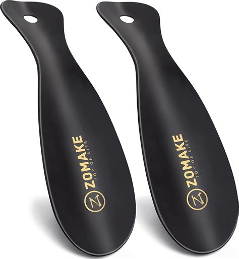 Zomake Metal Shoe Horn2 Pack Stainless Steel Shoehorn 75
