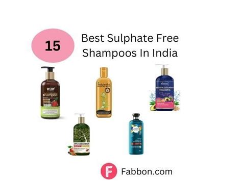 15 Best Sulphate Free Shampoos In India 2023 Fabbon
