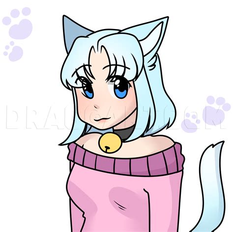 How To Draw A Neko Girl Step By Step Drawing Guide By Bigbootyjuicy