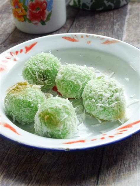 Klepon Tradisional Cake Indonesian Delicious Stock Photo Image Of