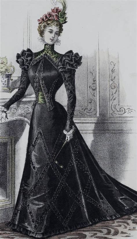 1897 Fashion Plate 19th Century Fashion Victorian Victorian Fashion