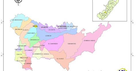 Mapa Veredas Municipio De Paicol Huila Huila Sig