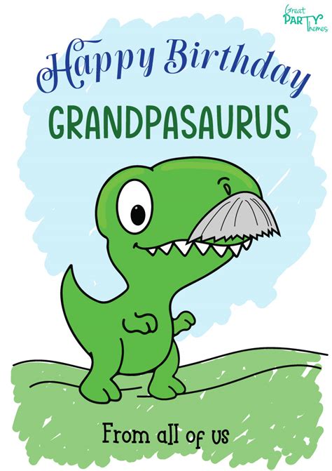 Free Printable Birthday Cards For Grandpa From Kids