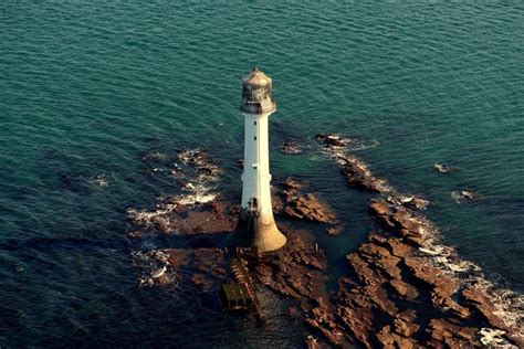 Bell Rock Lighthouse Coast Of Angus Scotland Learning History
