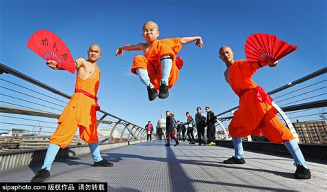 Shaolin Monks Display Kung Fu Skills In London 1