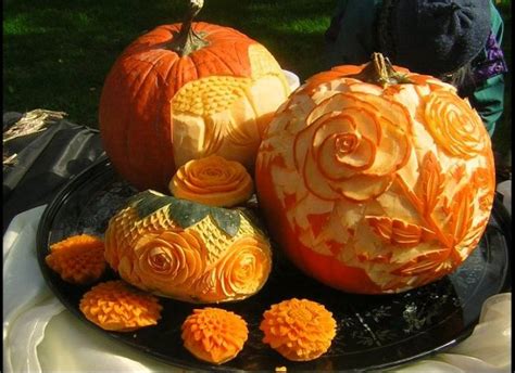 elegant carved pumpkins pics ~ easy arts and crafts ideas