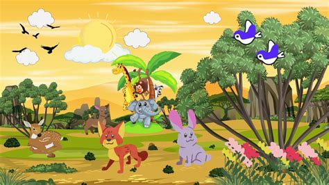 Background Animasi Bergerak Kebun Binatang Youtube